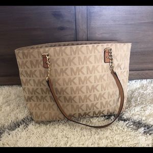 MICHAEL KORS signature logo tote